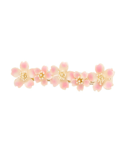 Cute Pink Alloy Cherry Blossom Hairpin