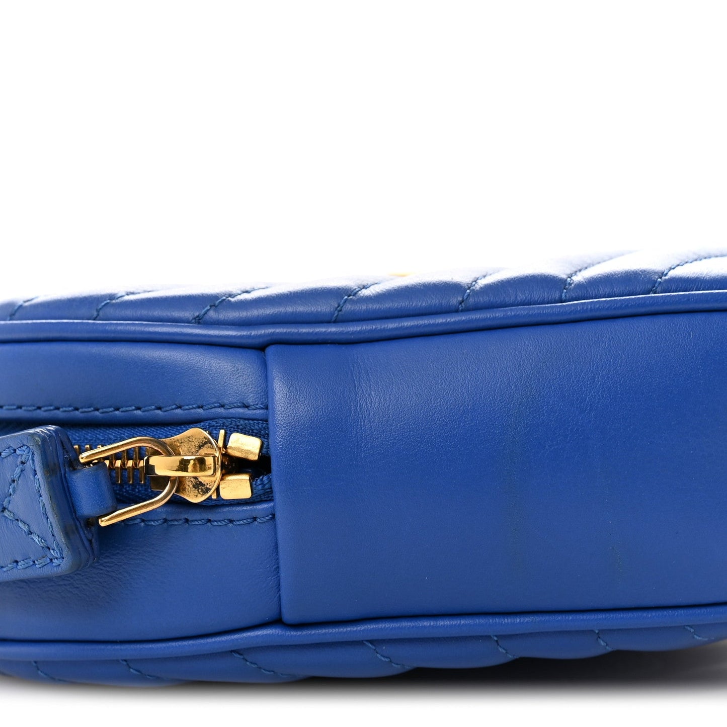 Calfskin New Wave Heart Bag Bleu Neon