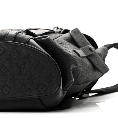 Taurillon Monogram Christopher PM Backpack Black