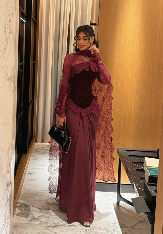 Sexy Elegant Lace Cappa Tube Top Dress