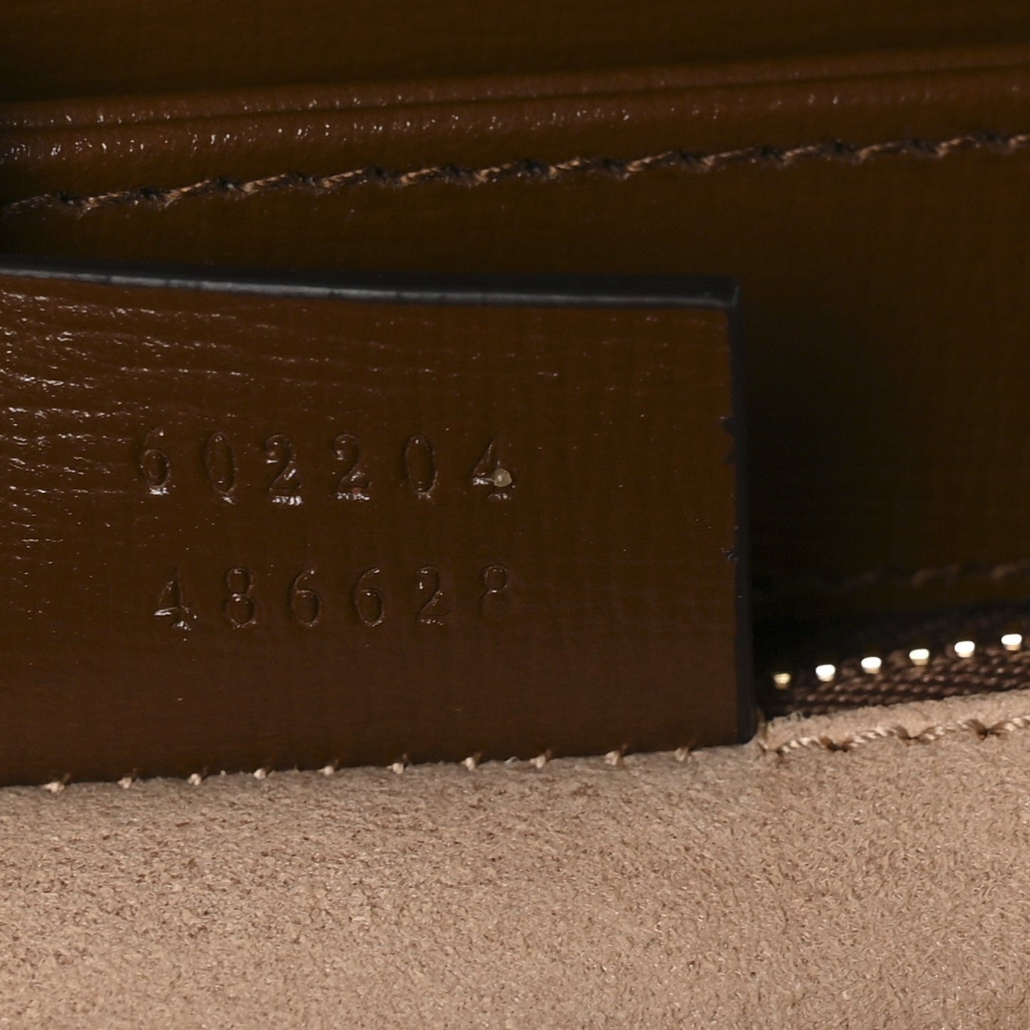 GG Supreme Monogram Horsebit 1955 Shoulder Bag Beige Brown Sugar