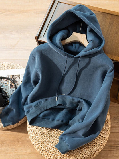 Casual Loose Pullover Hoodie For Women