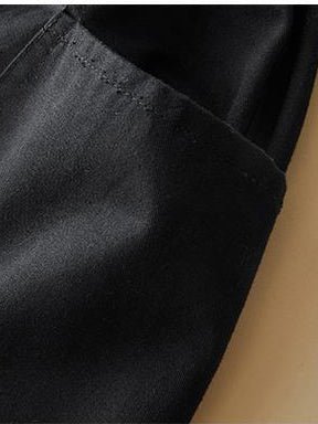Simple Style Comfortable Elastic Waist Ladies Radish Pants