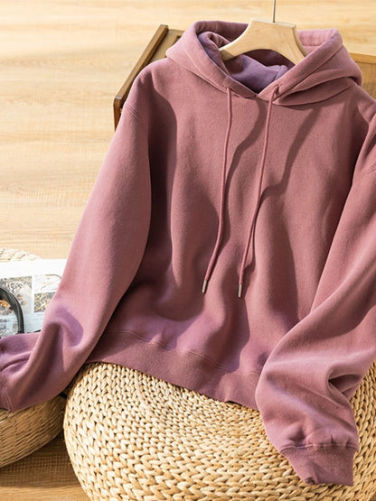 Casual Loose Pullover Hoodie For Women