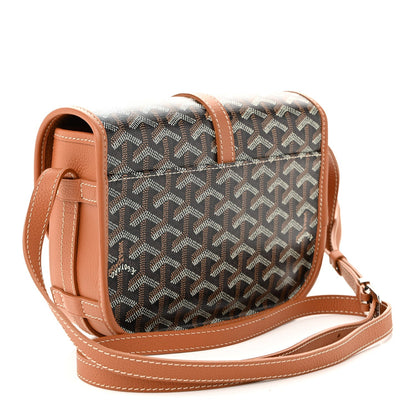 Goyardine Belvedere II PM Messenger Bag Black Gold
