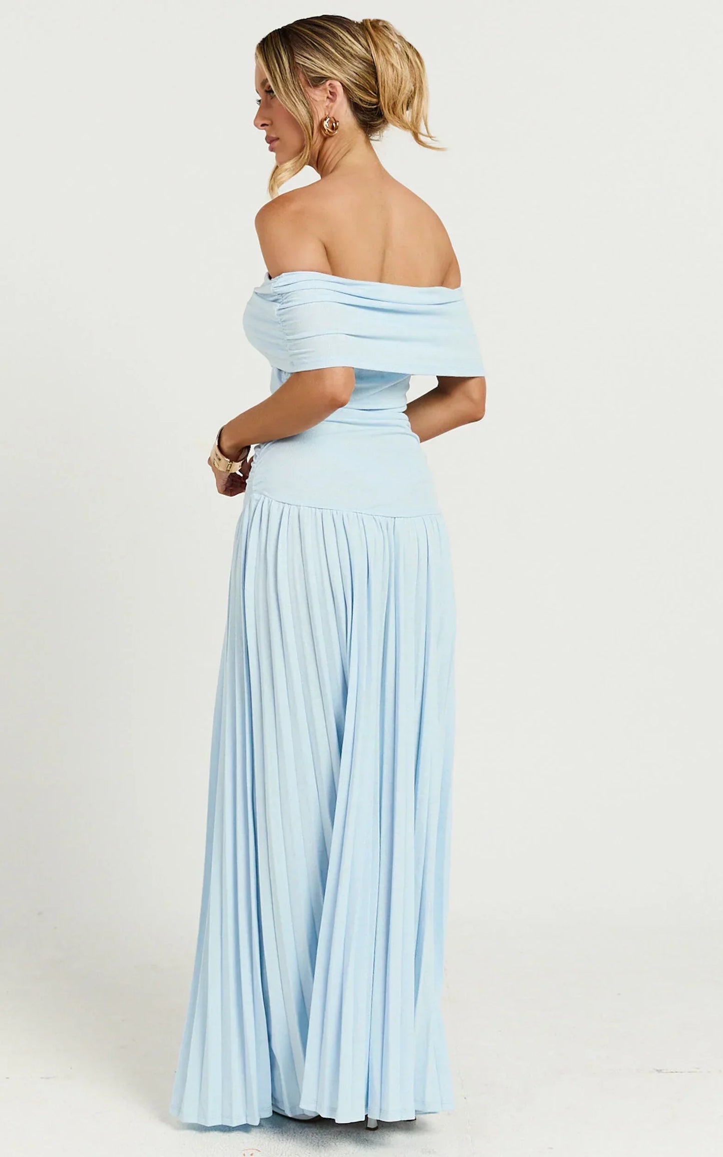 Lioness - Field Of Dreams Maxi Dress In Soft Blue
