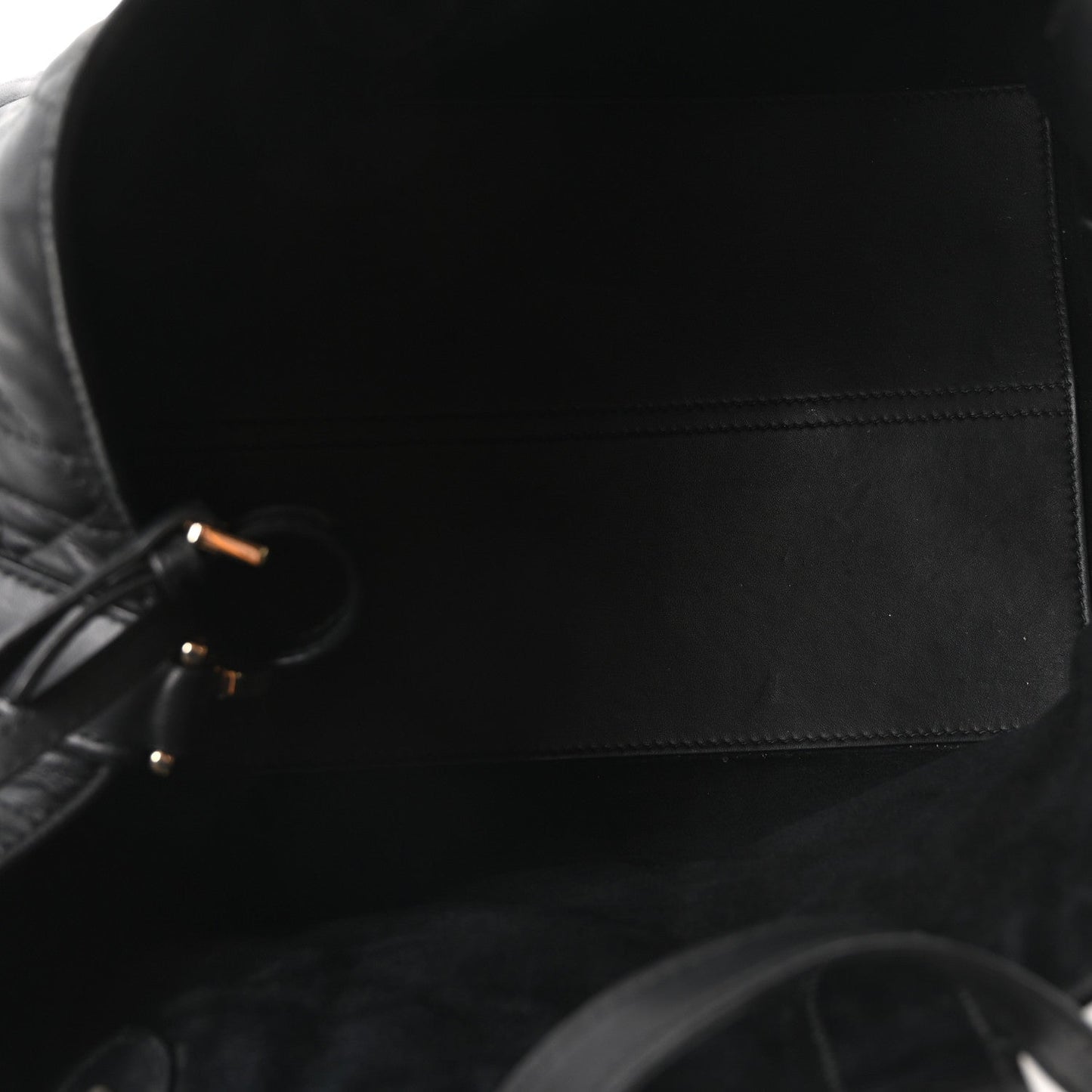 Calfskin Macrocannage Medium Toujours Black
