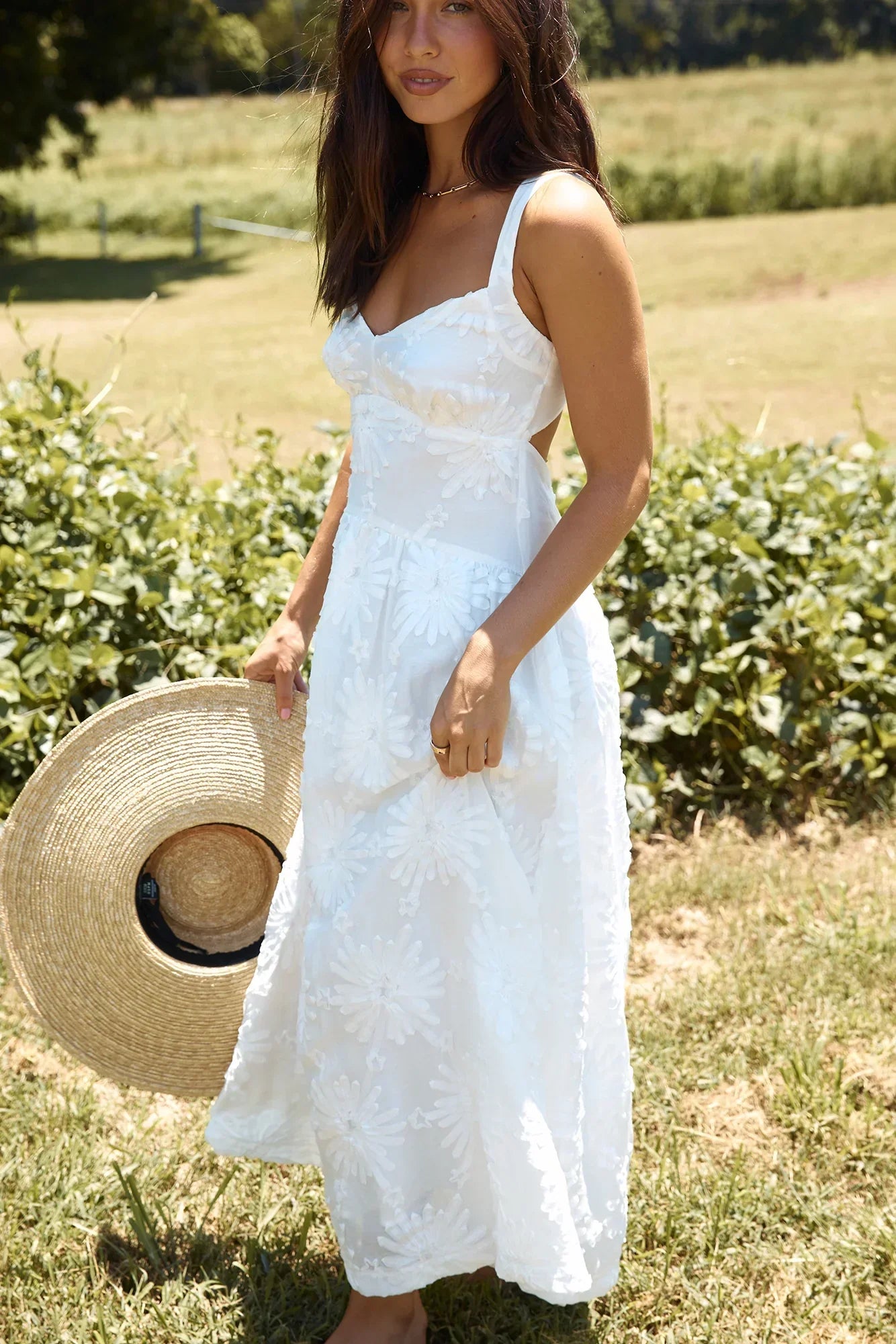 Grand Estate Porcelain Princess Maxi Dress