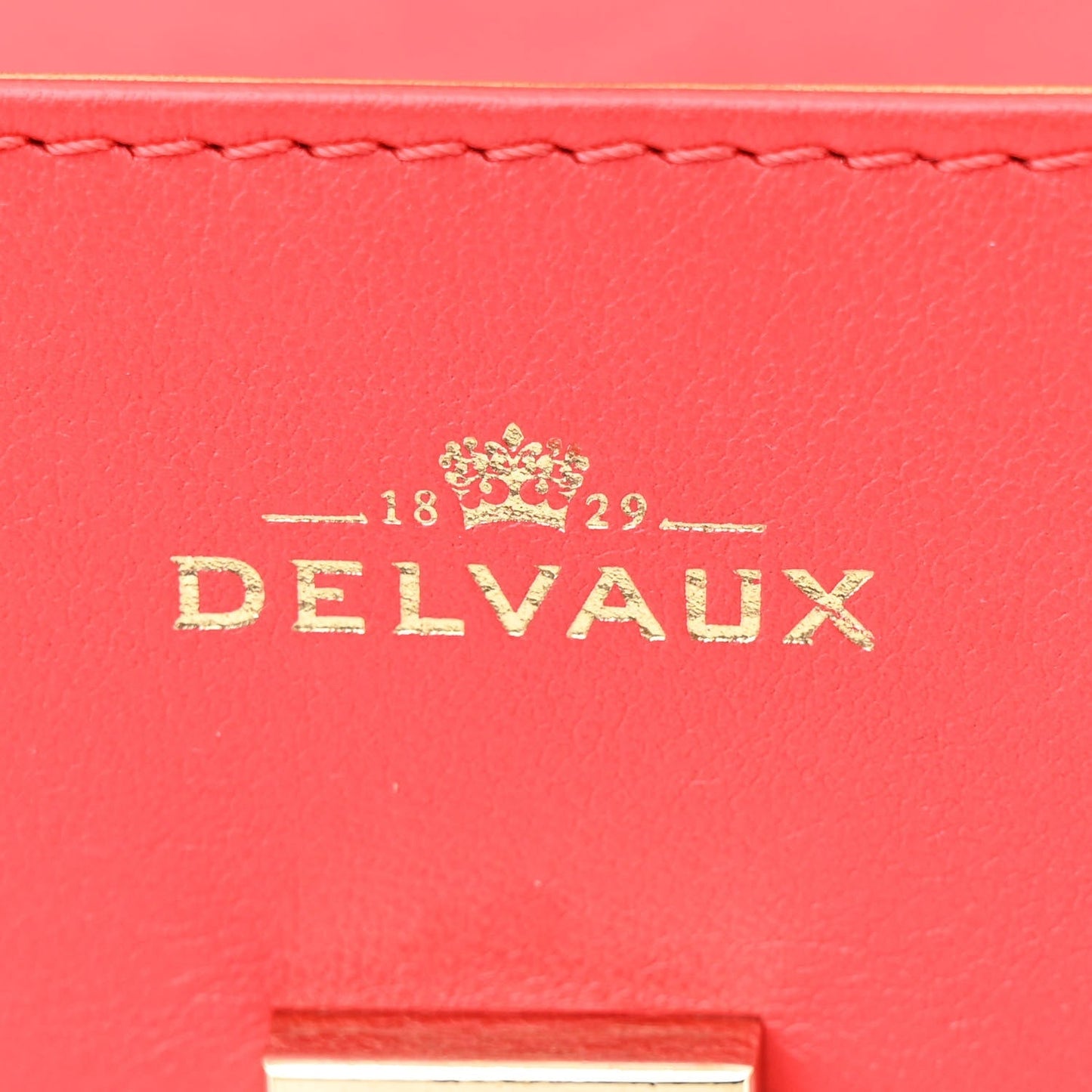 Calfskin MM Tempete Satchel Coral