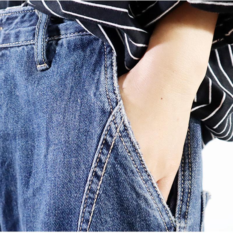 Autumn High Waist Jeans Loose