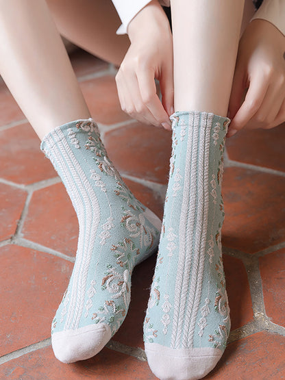 Vintage Lolita Style Boneless Socks