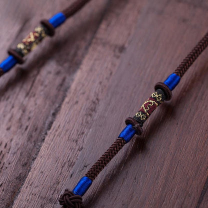 Women Vintage Floral Embroidered Bohemian Necklace