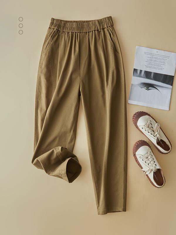 Ladies Loose High Waist Casual Harem Pants