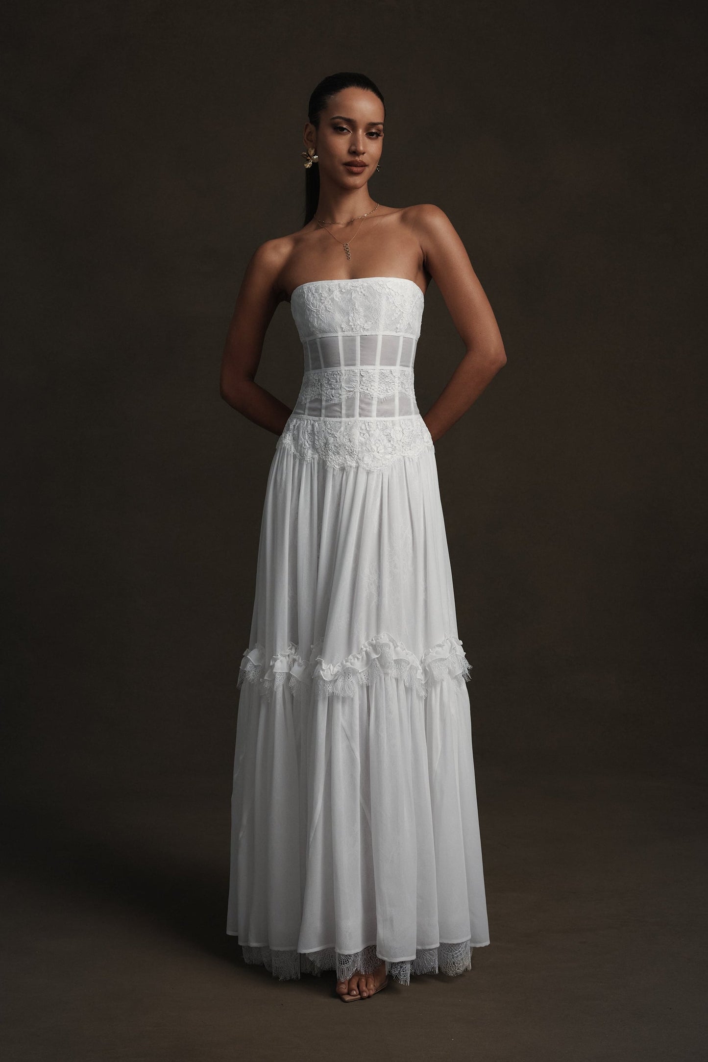 The Sloane Dress in White