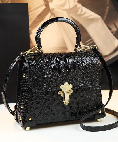 Fashion Alligator Pattern Solid Durable Versatile Women Handbags