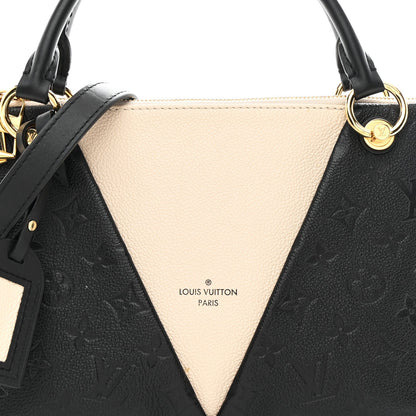 Empreinte V Tote BB Black Creme