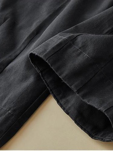 Simple Style Comfortable Elastic Waist Ladies Radish Pants