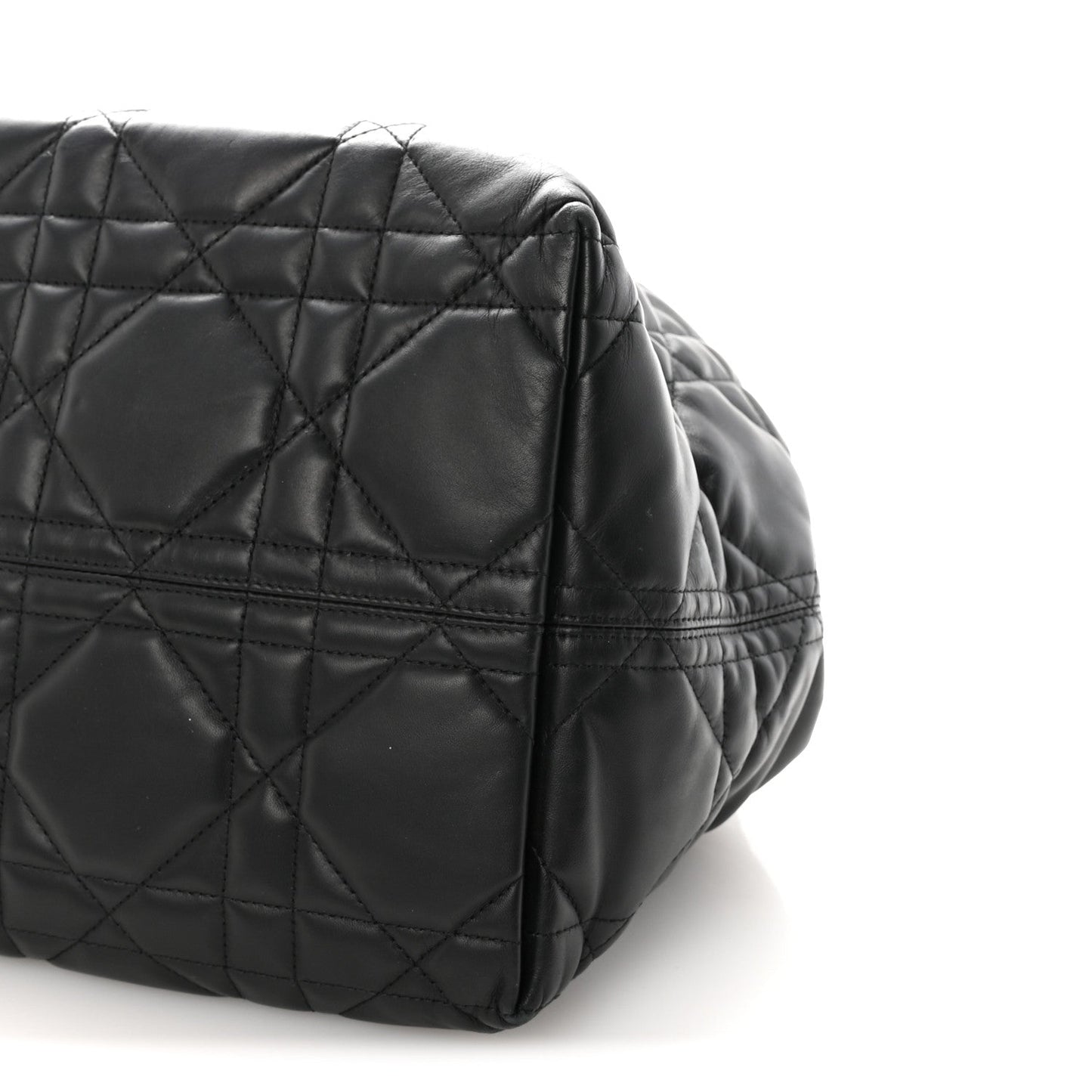 Calfskin Macrocannage Large Toujours Black