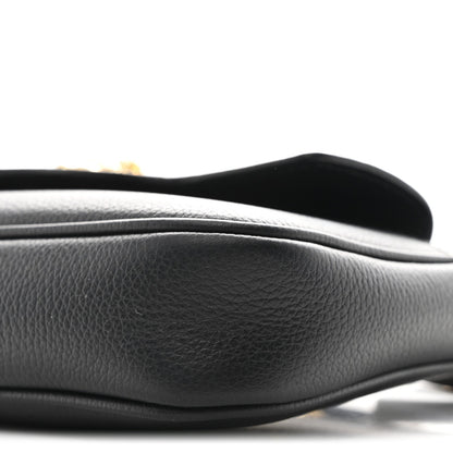 Grained Calfskin La Medusa Mini Bag Black