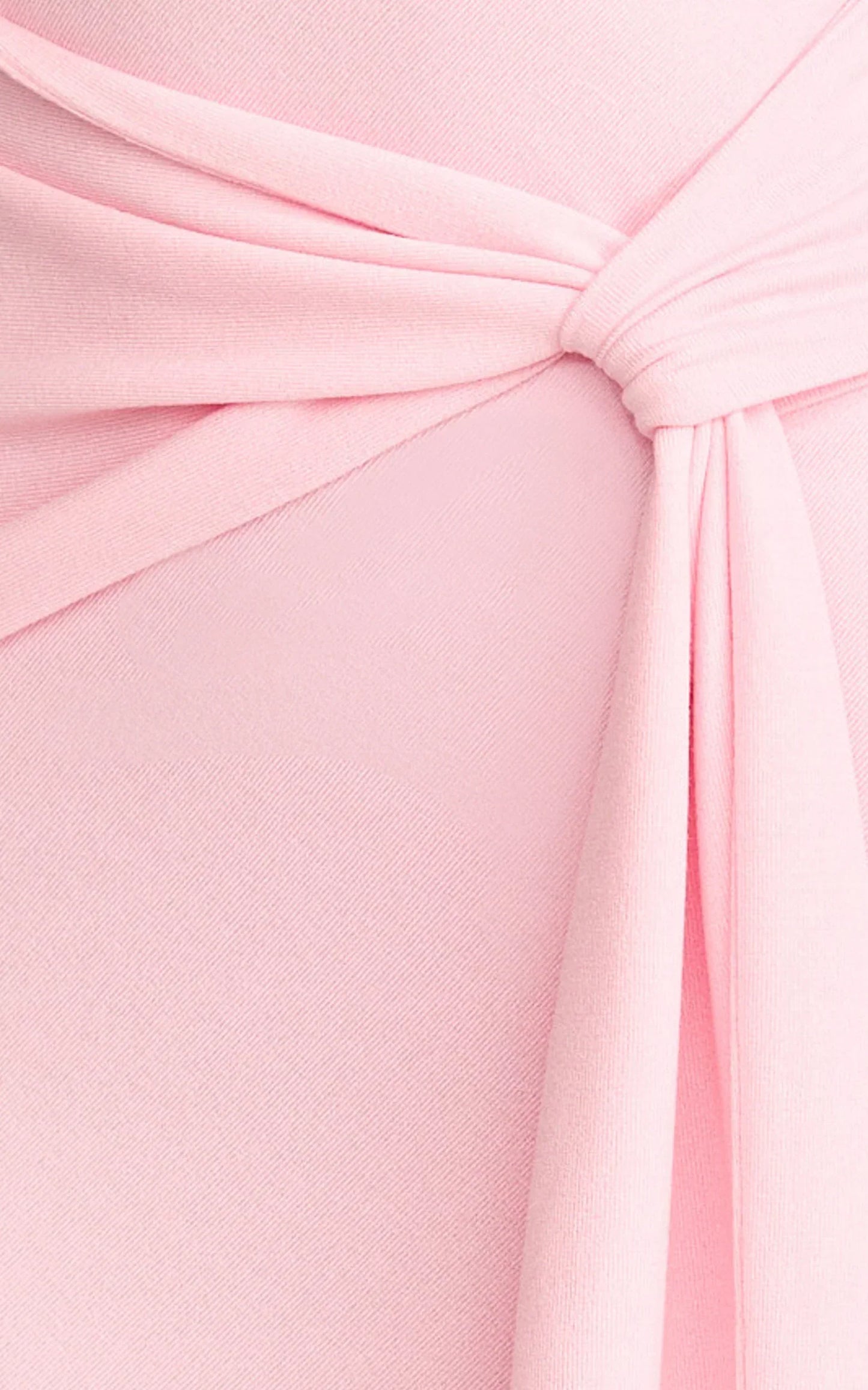 Aria Maxi Dress - Strapless Tie Waist Dress In Pink