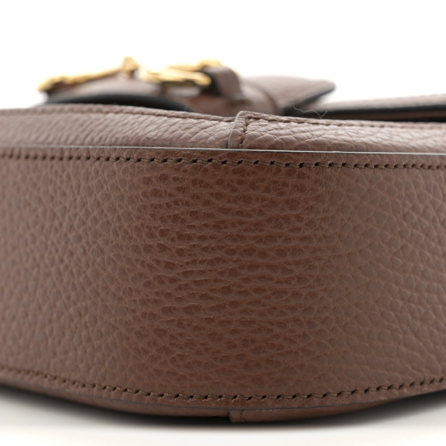 New Denim GG Monogram Dollar Calfskin Web Mini Horsebit 1955 Shoulder Bag Blue Tea Cuir Epilog