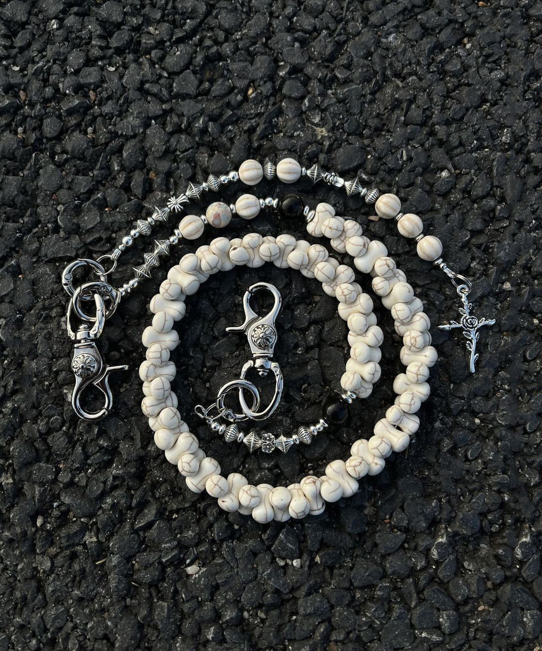 Original Design Silk Metal Pearl Beading Waist Chain