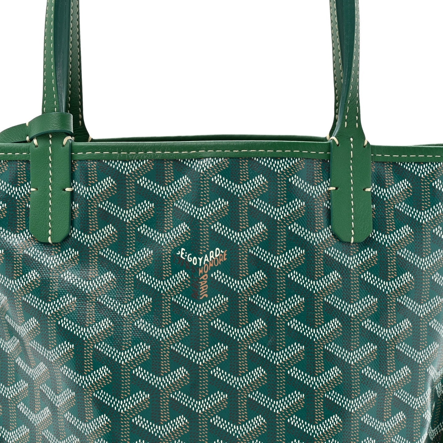 Goyardine Reversible Mini Anjou Green