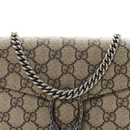 GG Supreme Monogram Mini Dionysus Chain Wallet Beige Taupe