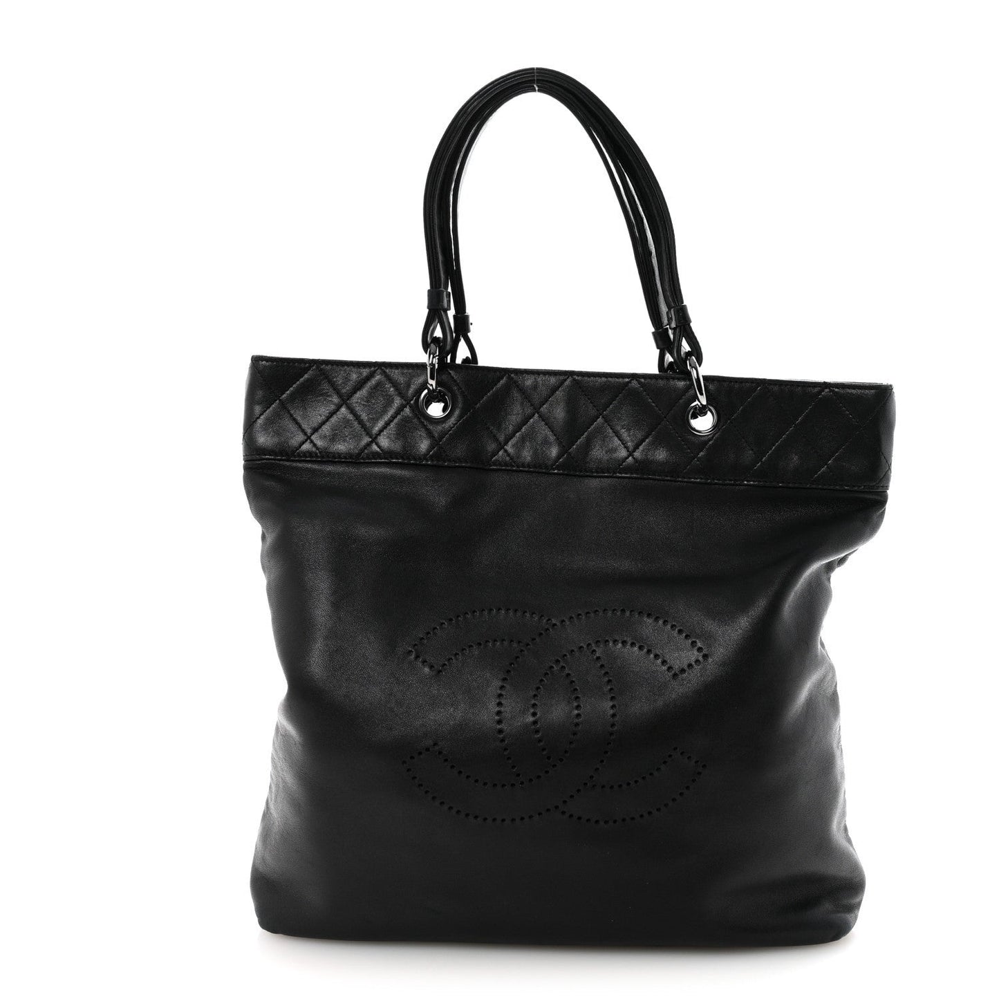 Lambskin CC Shoulder Bag Black