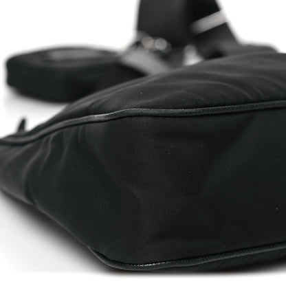 Re-Nylon Saffiano Re-Edition 2005 Shoulder Bag Black
