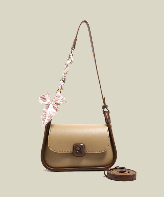 Women Black Bow Solid Durable Faux Leather Micro Bag