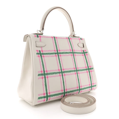 Swift Tartan Kelly Retourne 25 Gris Pale Rose Bubblegum Vert Moyen