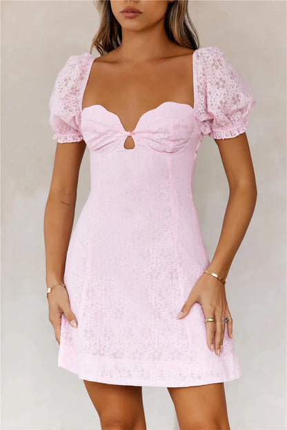 Strawberry Smoothie Mini Dress Pink