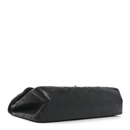 Aged Calfskin Quilted 2.55 Reissue 226 Flap Grey