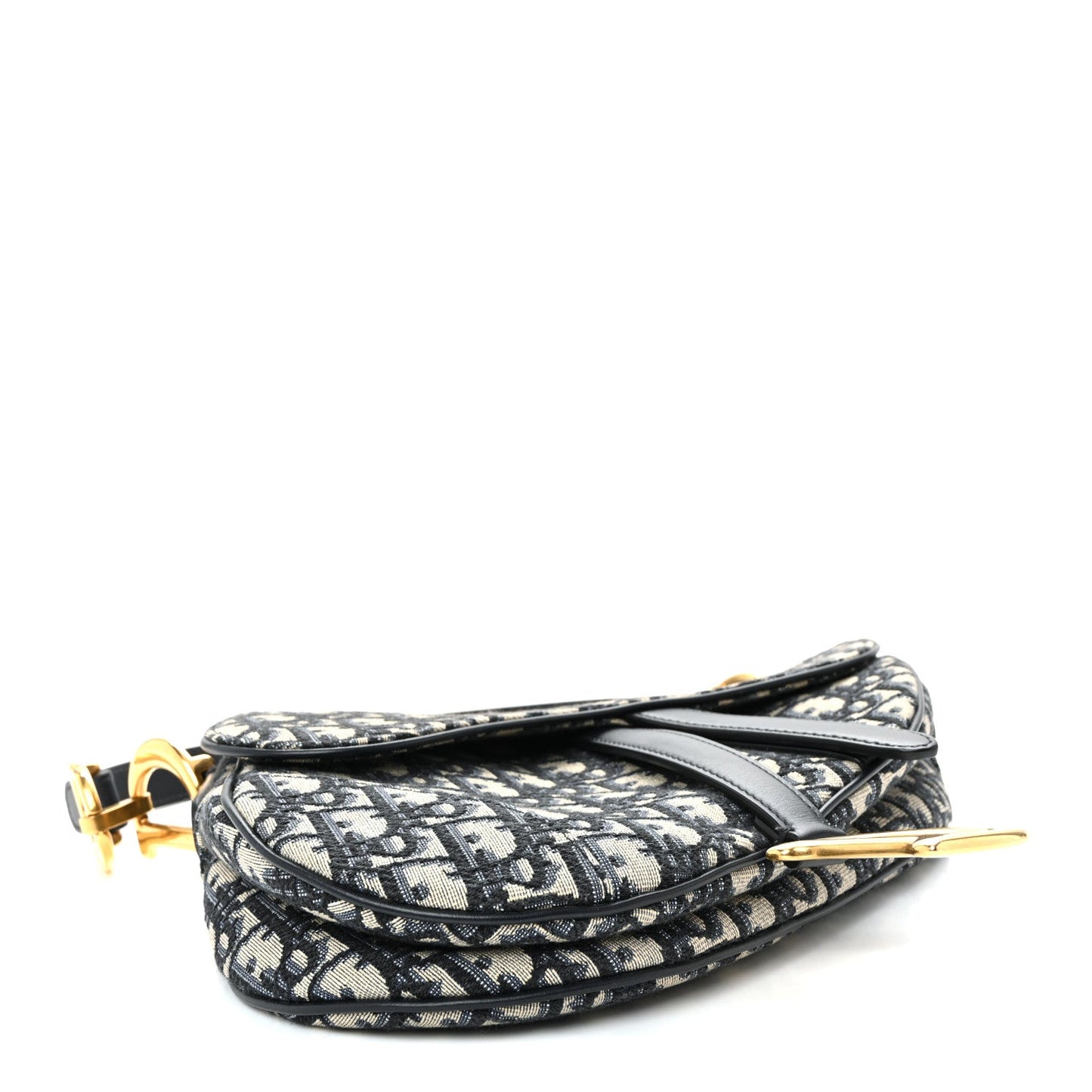 Oblique Saddle Bag Blue