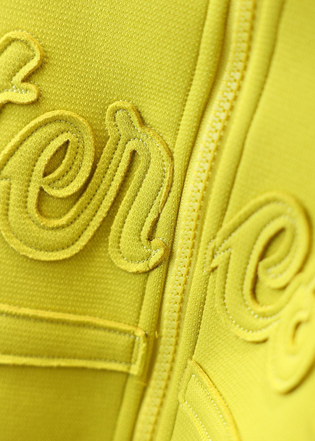 Casual Fluorescent Yellow Jacquard Cotton Jackets Spring