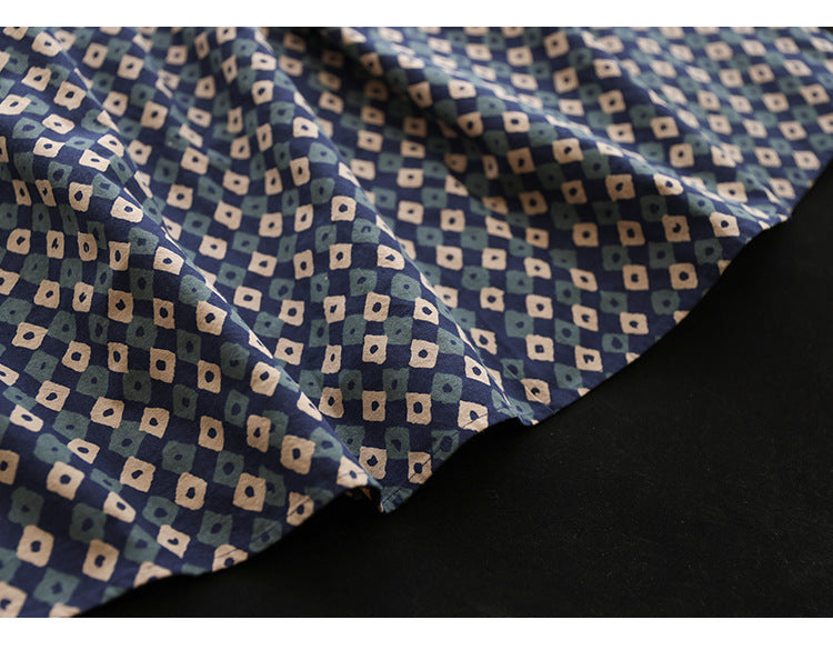 New Retro Elastic Waist Casual Floral Skirt