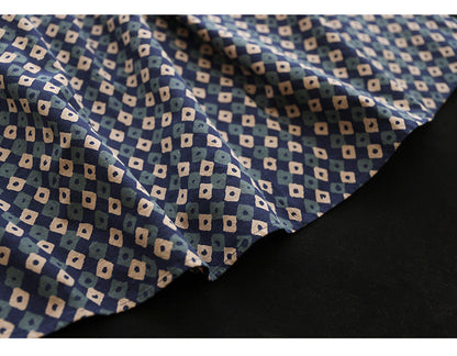 New Retro Elastic Waist Casual Floral Skirt