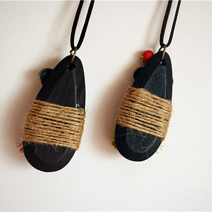 Vintage Ethnic Tassel Necklace Sweater Pendants