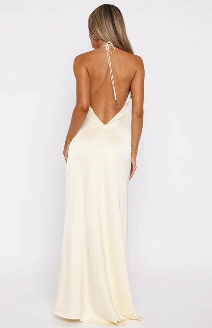 Amore Maxi Dress Lemon