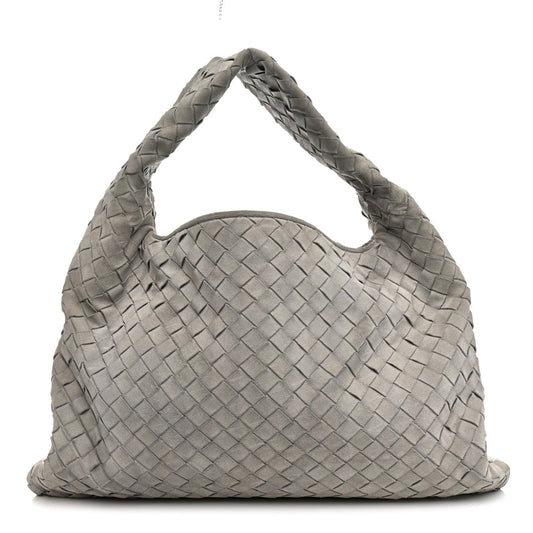 Suede Intrecciato Small Hop Sterling