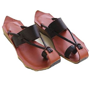 2022 Casual Retro Leather Handmade Slippers Plus Size