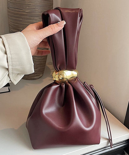 Original Design Mulberry Faux Leather Bucket Bag