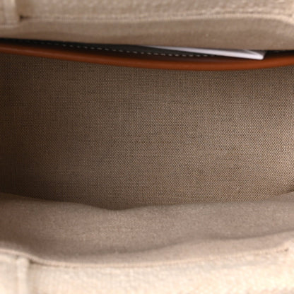 Canvas Small Cabas Thais Ecru Black