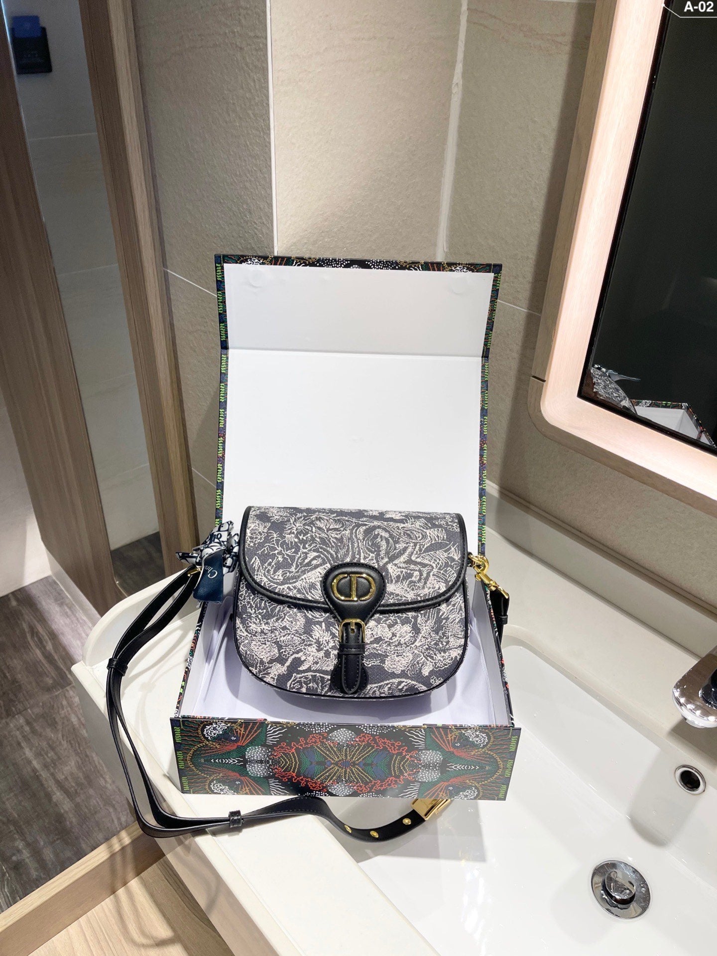Dior Medium Bobby Bag Blue