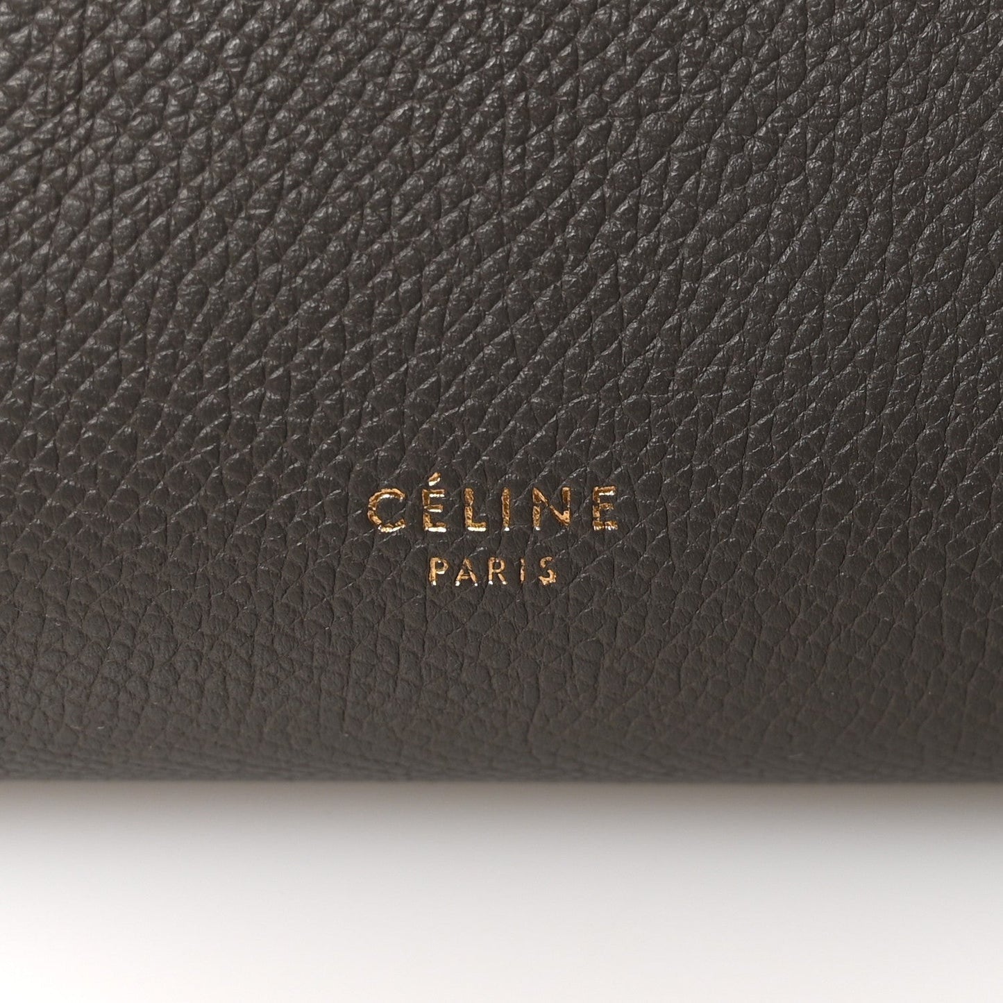 Baby Grained Calfskin Micro Belt Bag Grey
