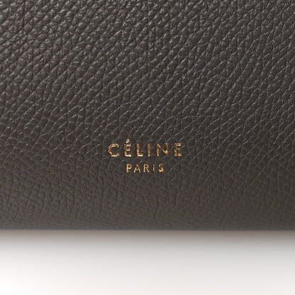 Baby Grained Calfskin Micro Belt Bag Grey