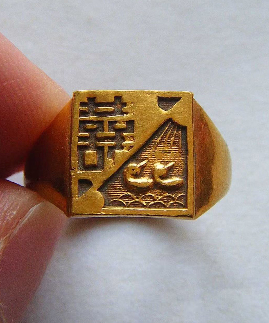 Women Gold Sterling Silver Overgild Rings