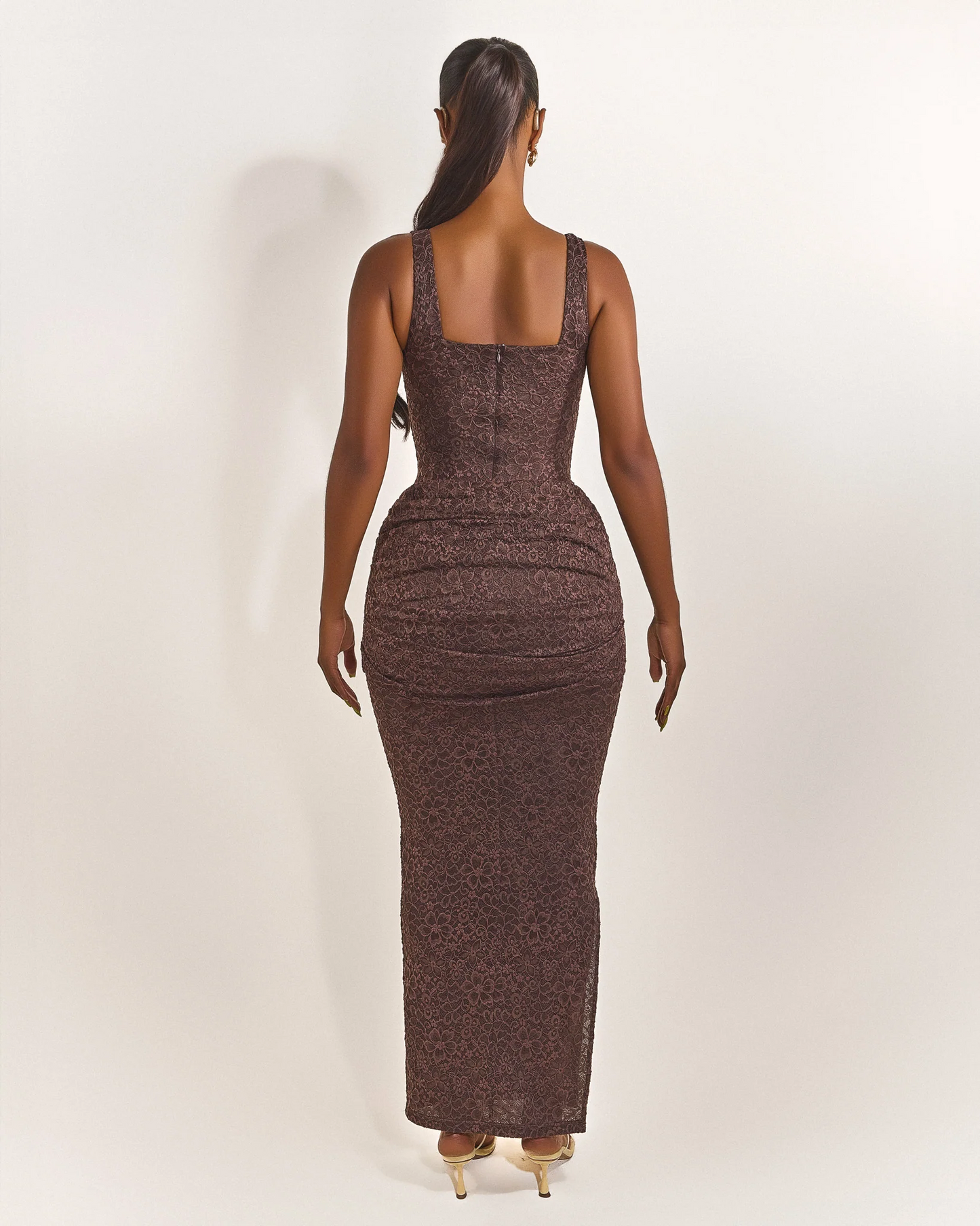 Sexy Strappy Low-Cut Sheath Dress
