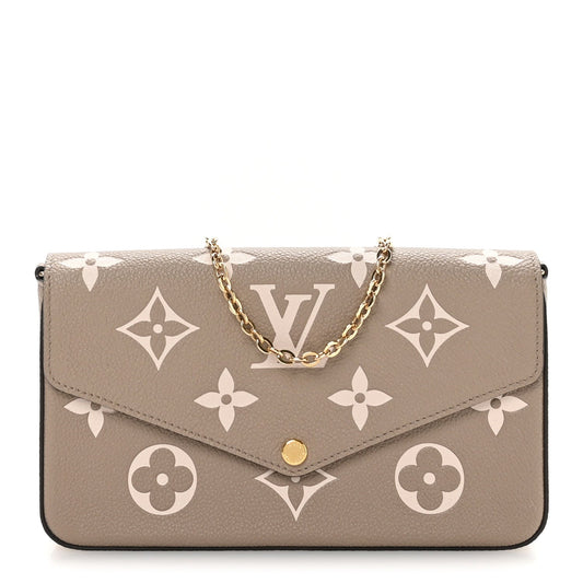 Empreinte Monogram Giant Felicie Pochette Tourterelle Creme